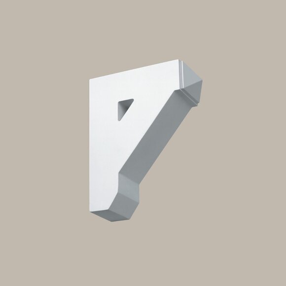 NEW Fypon Polyurethane Bracket BKT9X11 11 H X 3 1/2 W X 9 PROJECTION WHITE - Picture 1 of 6